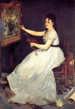  Manet Art - Portrait d’Eva Gonzales réalisme impressionnisme Édouard Manet